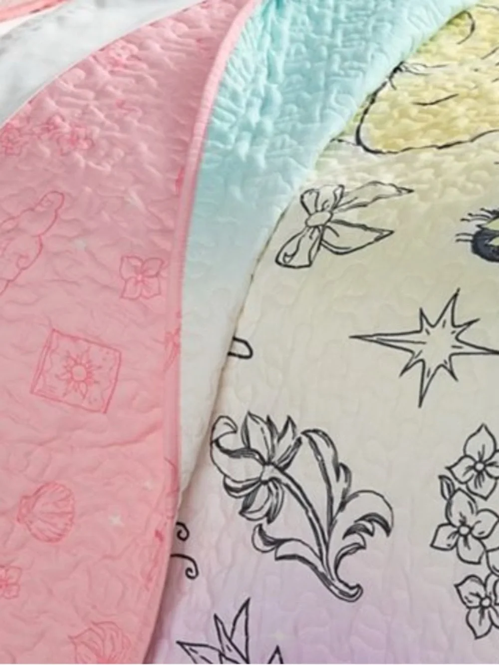 The Big One Disney Princesses Ruffle Quilt Set Full/Queen